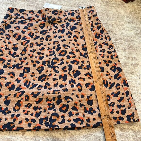 Loft Leopard Print Skirt size 0 extra small new with tags - Picture 7 of 8